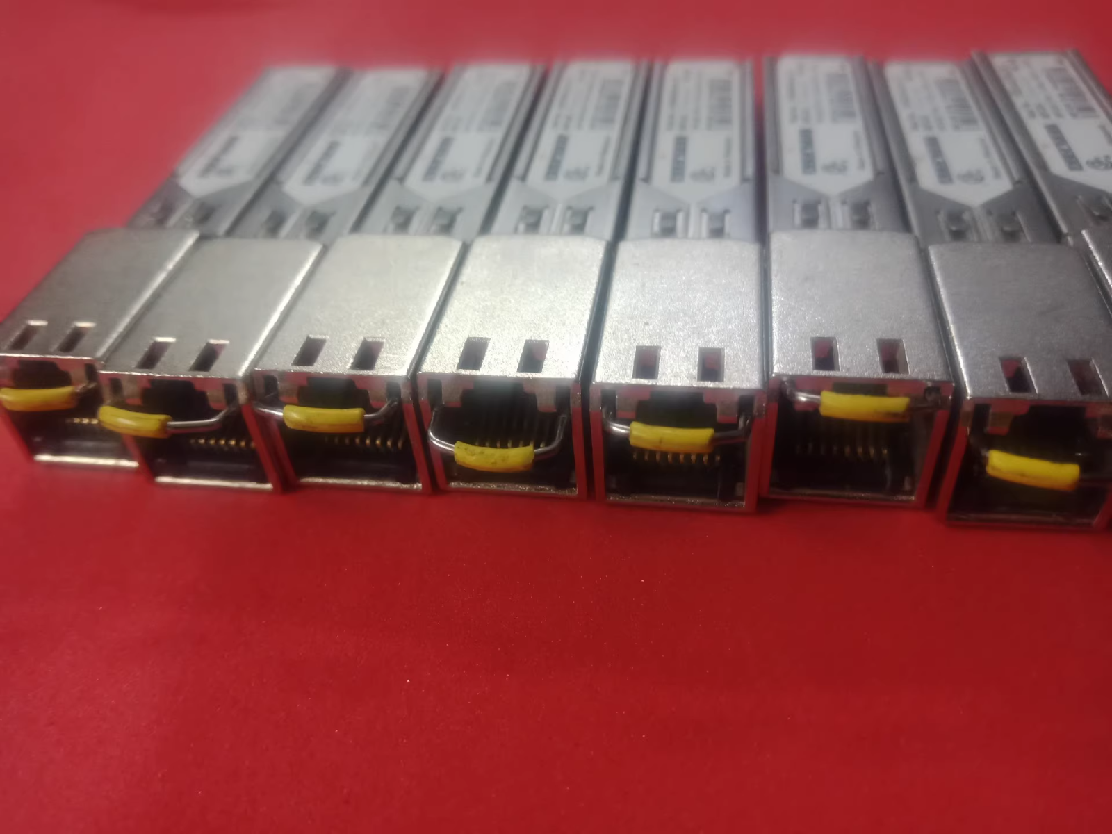 10 unidades Alcatel-Lucent 3HE00062AA SFP-1G-T 1000BASE-T Cobre RJ45 FCMJ-8521-3-A5