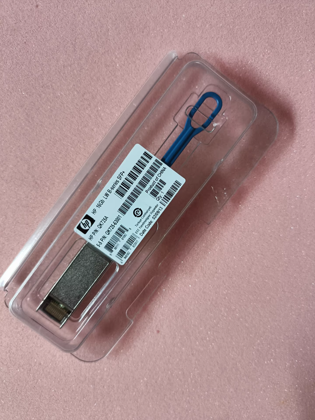 HPE QK725A 16Gb LW B-series SFP+1310nm 10km 1310nm SMF 5697-0897 SPS: 656436-001
