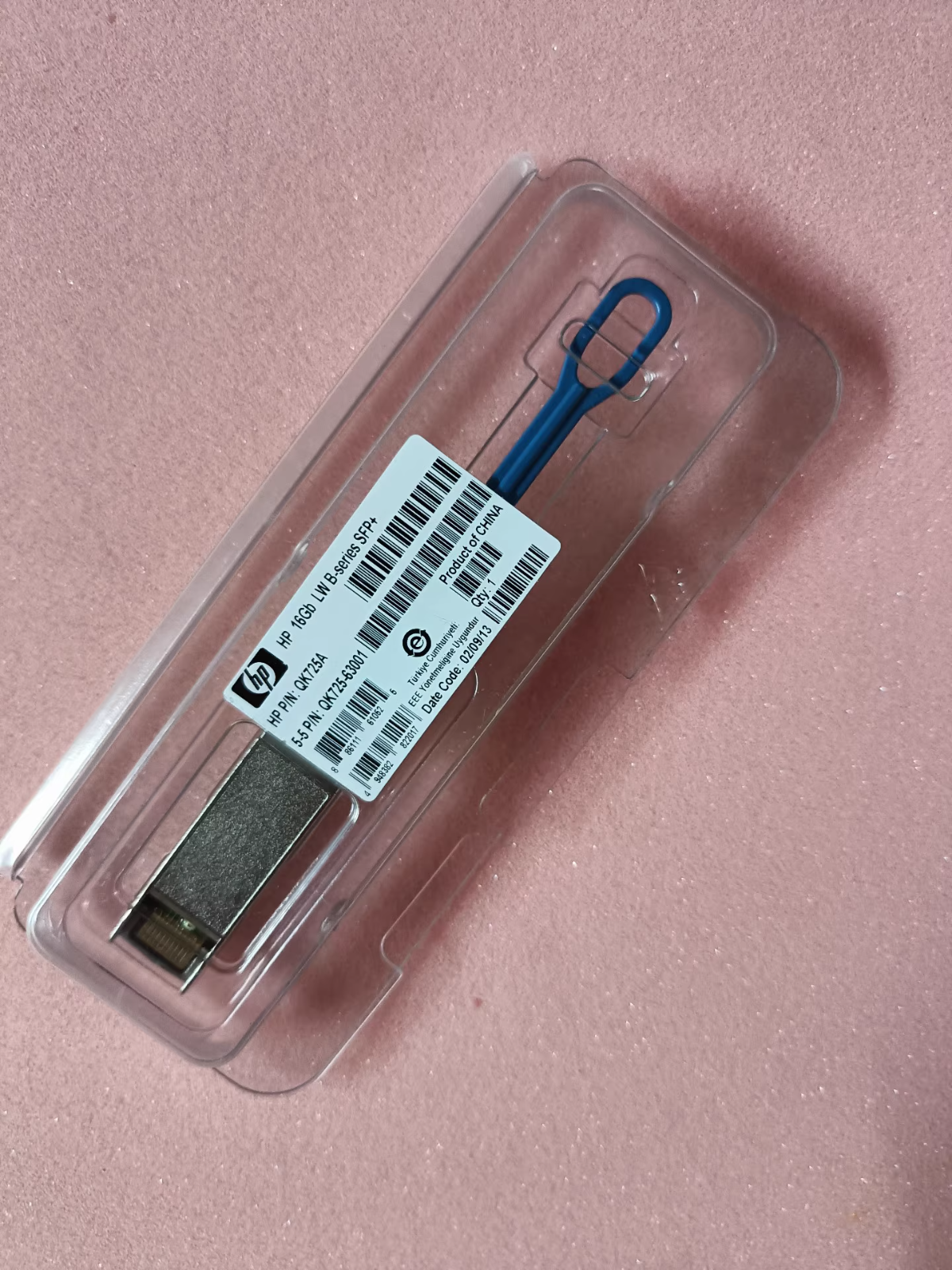 HPE QK725A 16Gb LW B-series SFP+1310nm 10km 1310nm SMF 5697-0897 SPS: 656436-001