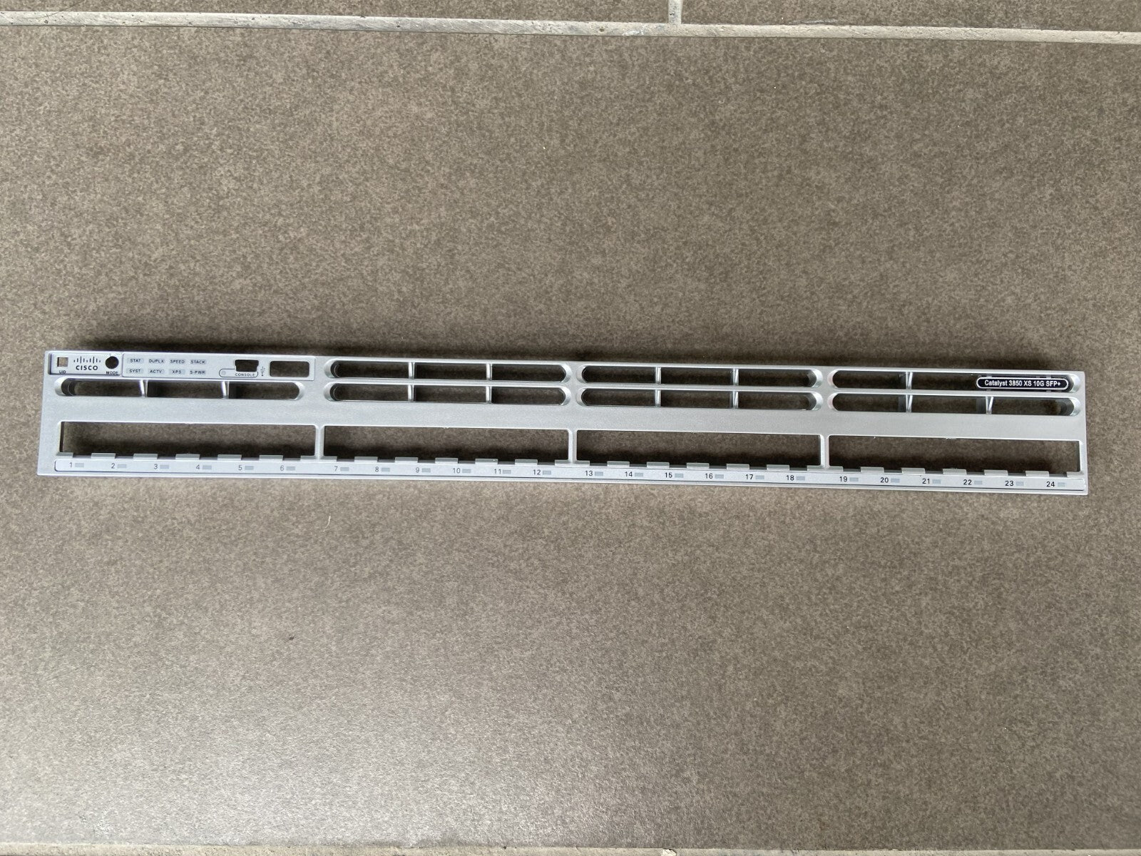 Cisco Catalyst WS-C3850-24XS-S XS 10G SFP+ Faceplate for Replacement
