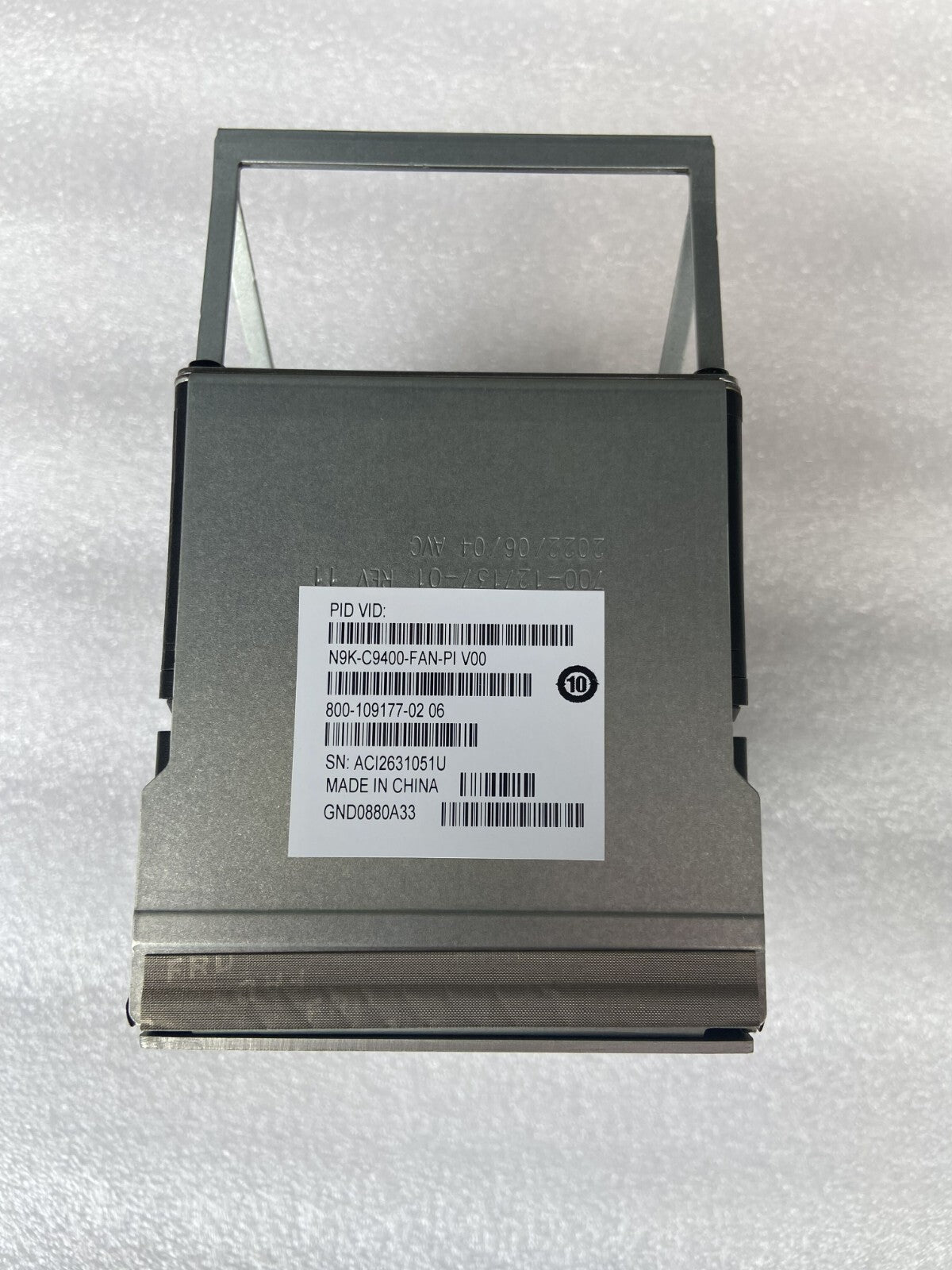 Cisco N9K-C9400-FAN-PI Fan tray 800-109177-02 for N9K-C9408 9400 Series Tested