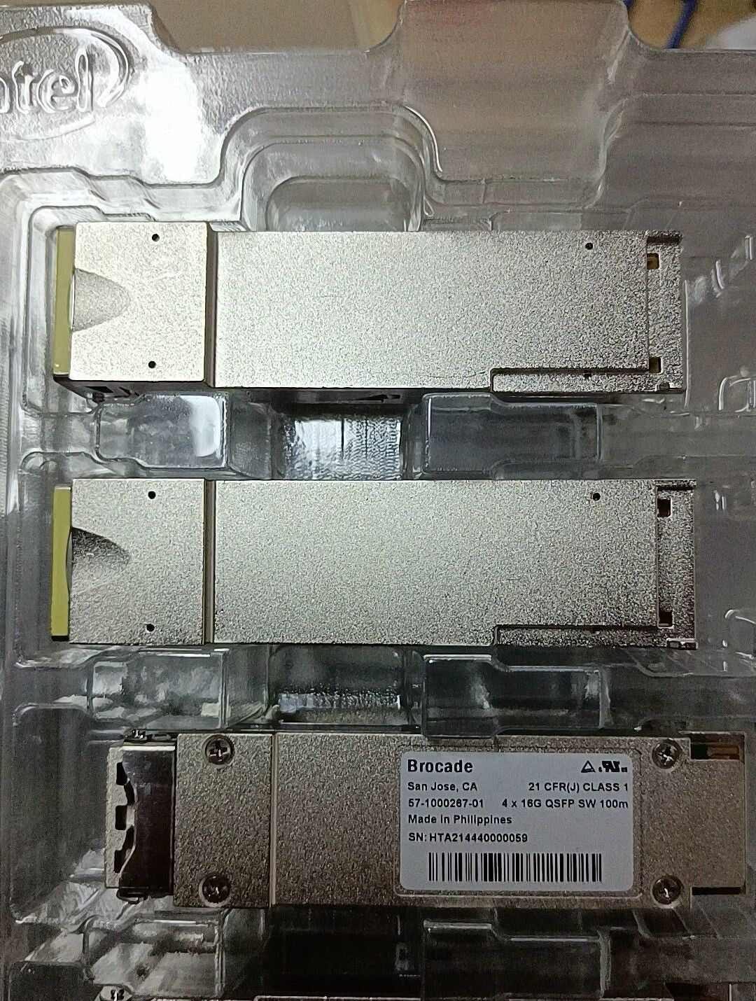 Lot of 2 Brocade 57-1000267-01 XBR-000232 4 x 16GB QSFP for 8510 SAN Director