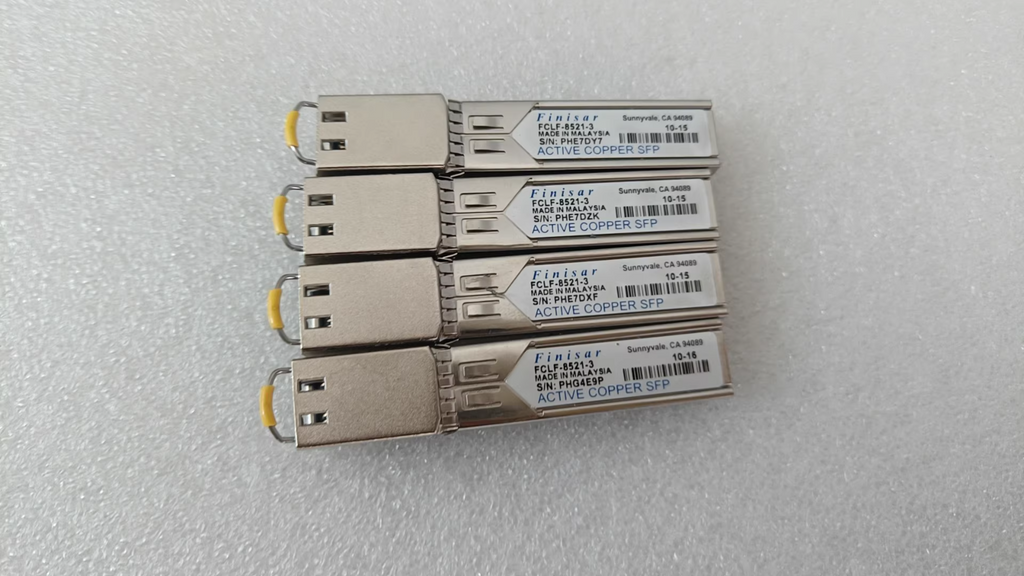 Finisar FCLF-8521-3 SFP Module SFP Copper RJ-45 Transceiver QTY 4