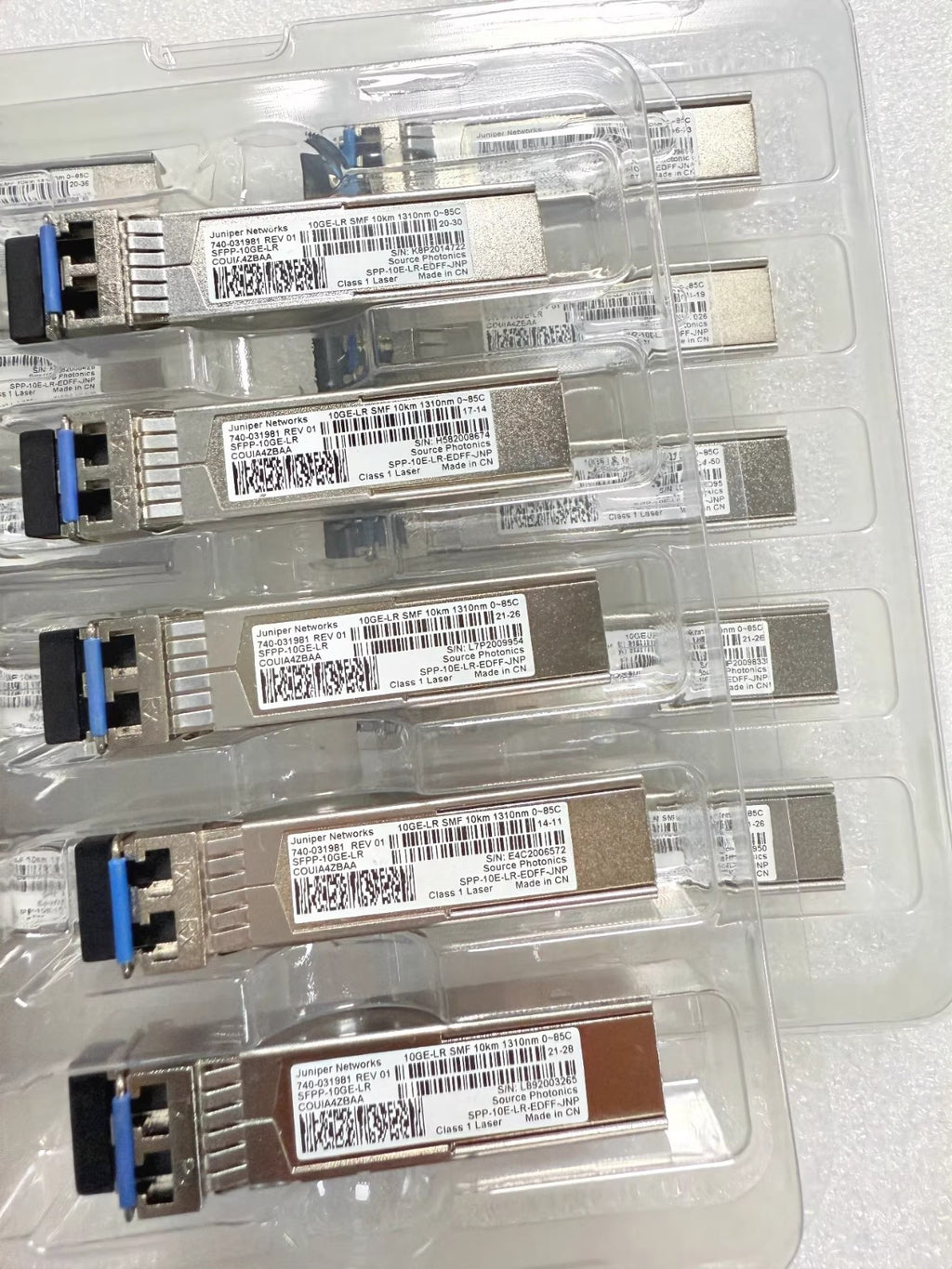 10Pcs Juniper 740-031981 SFPP-10GE-LR 10GE-LR 10KM 1310MM SFPP-10E-LR-EDFF-JNP