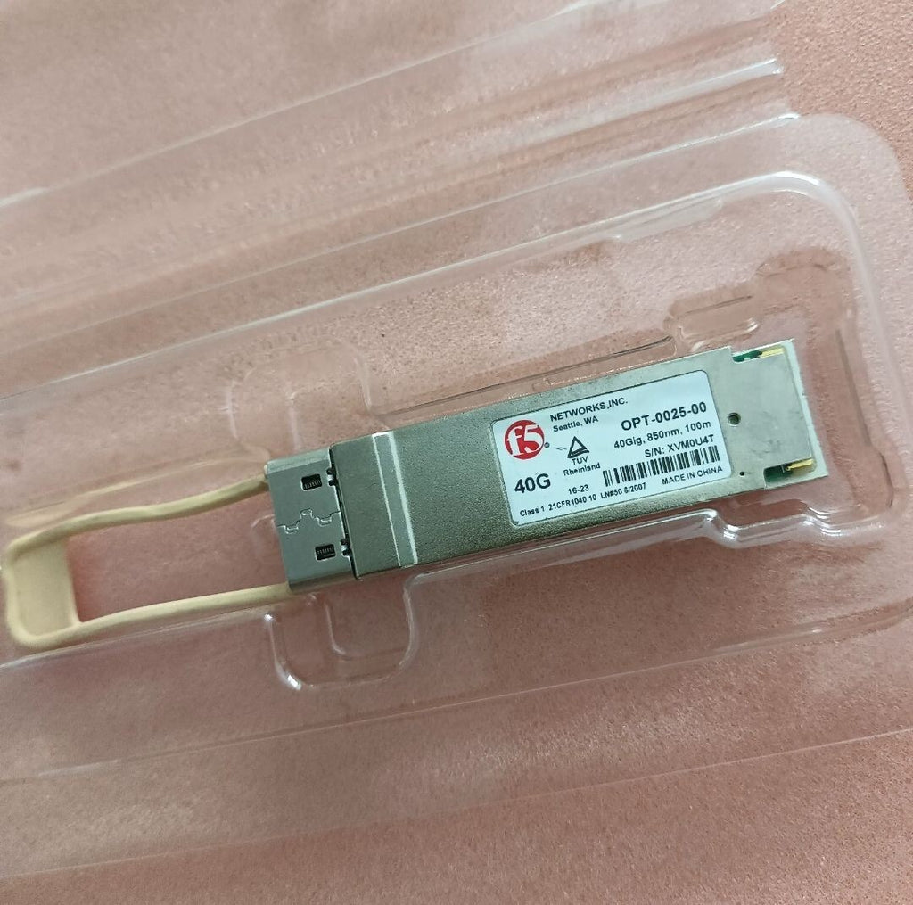 F5 Networks OPT-0025-00 F5-UPG-QSFP+SR4 40Gb-SR4 850nm 150m MTP/MPO Module 1PCS