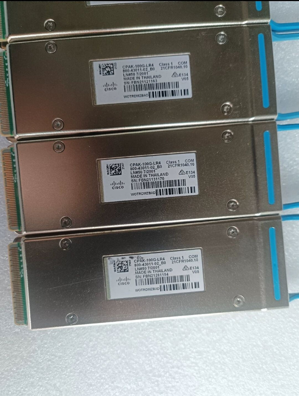 1pcs Genuine Cisco CPAK-100G-LR4 100GBASE-LR4 Transceiver 10km