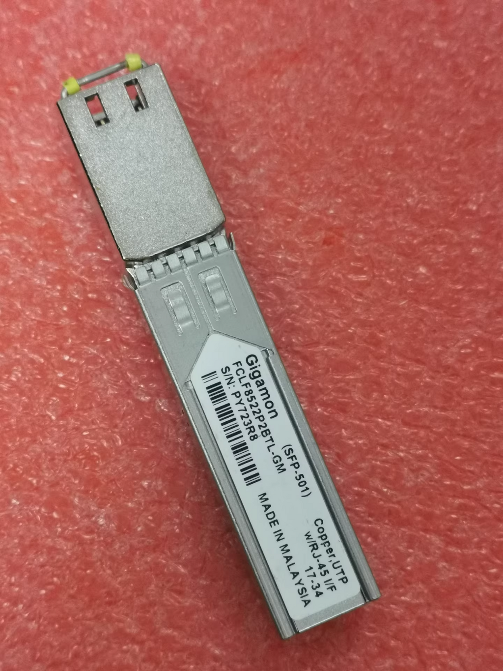1PCS Gigamon GBIC SFP-501 UTP RJ45 Active Copper 100m SFP FCLF8522P2BTL-GM