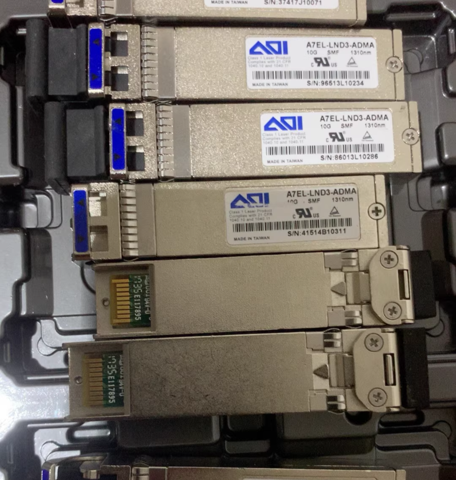 10 unidades | AOI A7EL-LND3-ADMA Transceptor SFP+ 10GBASE-LR Doble LC SMF 1310nm 10km