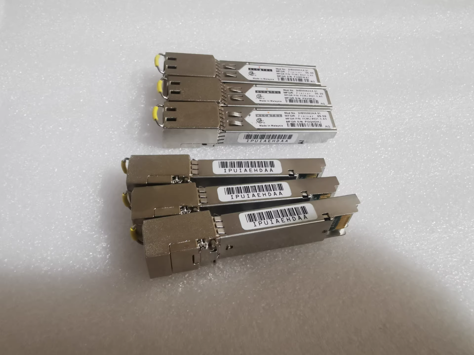 10pcs Alcatel-Lucent 3HE00062AA SFP-1G-T 1000BASE-T Copper RJ45 FCMJ-8521-3-A5