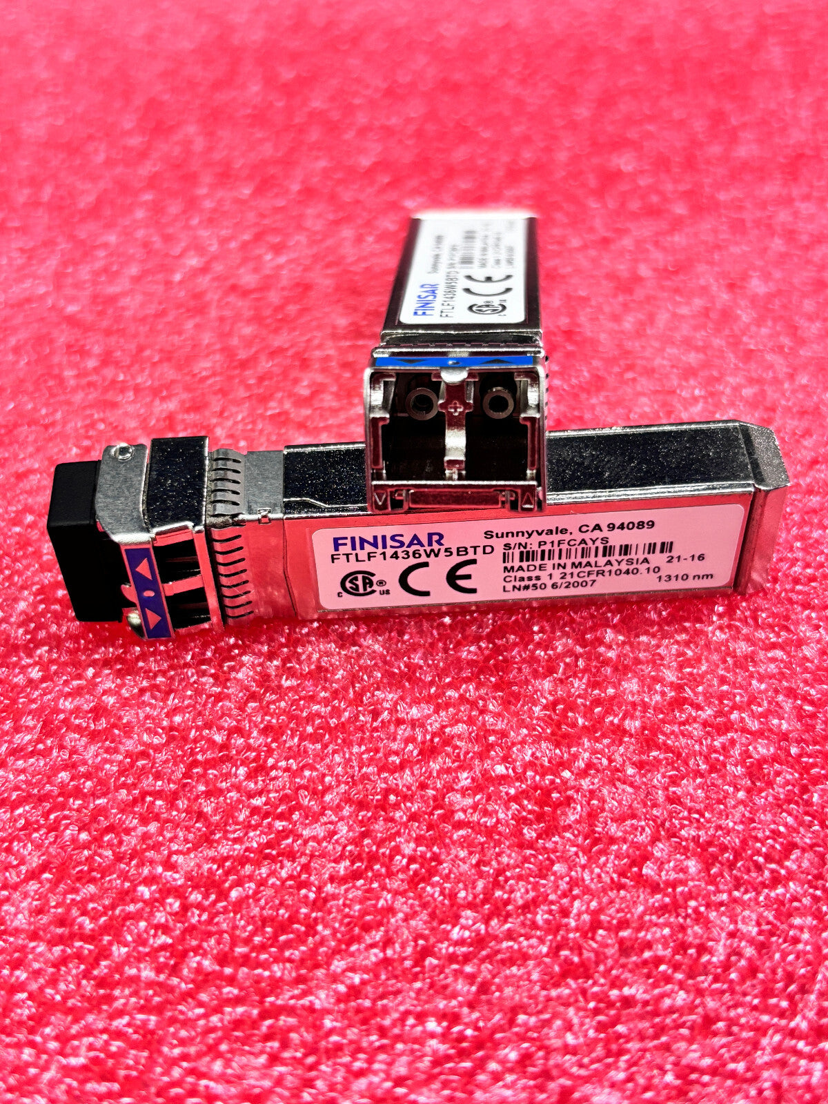 1PCS Finisar FTLF1436W5BTD 25Gb 1310nm 10km Monomodo Datacom SFP