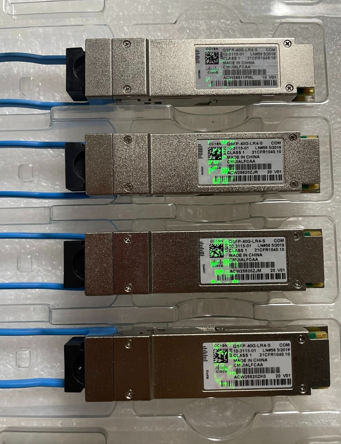 1PC Cisco QSFP-40G-LR4-S 40GBASE-LR4 QSFP | 10-3115-01 | CMUIALFCAA