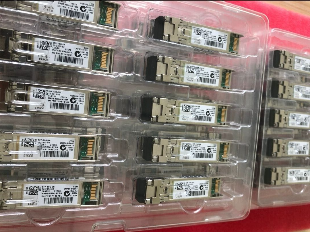 5PCS Genuine Cisco SFP-10G-SR 10-2415-03 V03 10GBASE-SR SFP+ Transceiver Module