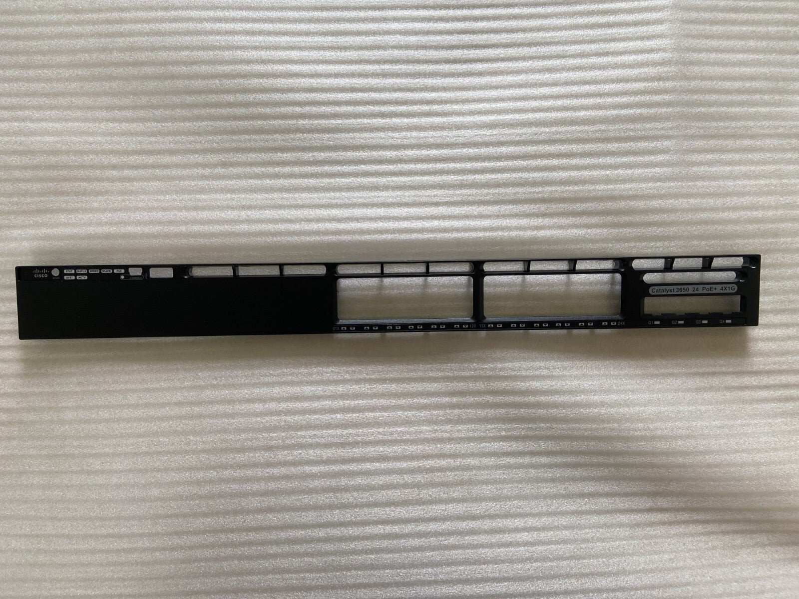 New style Cisco WS-C3650-24PS-E /S/L Faceplate for replacement