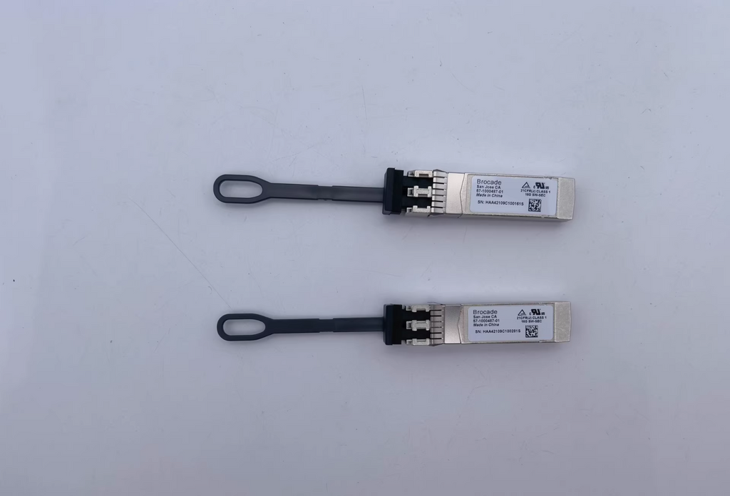 2PC Brocade XBR-000492 16Gb SWL Fibre Channel SFP+ Transceivers 57-1000487-01
