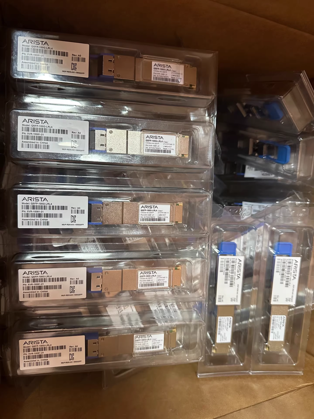 ARISTA QSFP-100G-LRL4 XVR-10081-21 100GB BASE-LRL4 SMF QSFP28 Transceiver 1PCS
