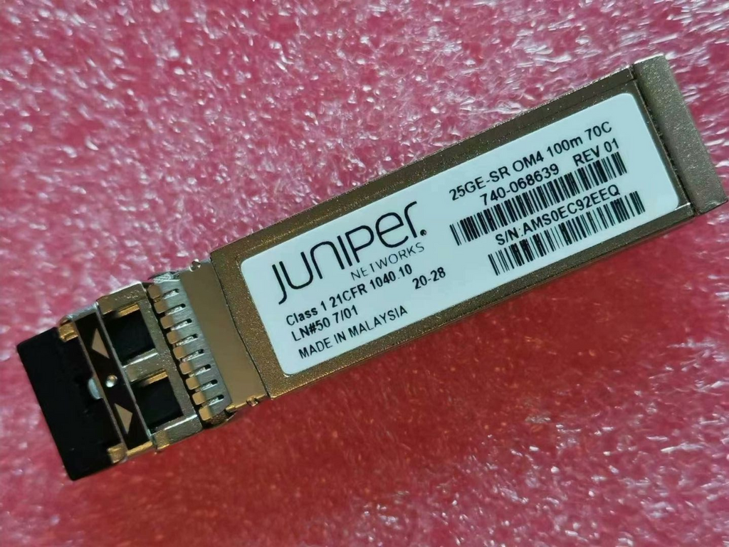 1PCS Juniper JNP-SFP-25G-SR 25GBASE-SR SFP28-SR 740-068639 100m on MMF LC Duplex
