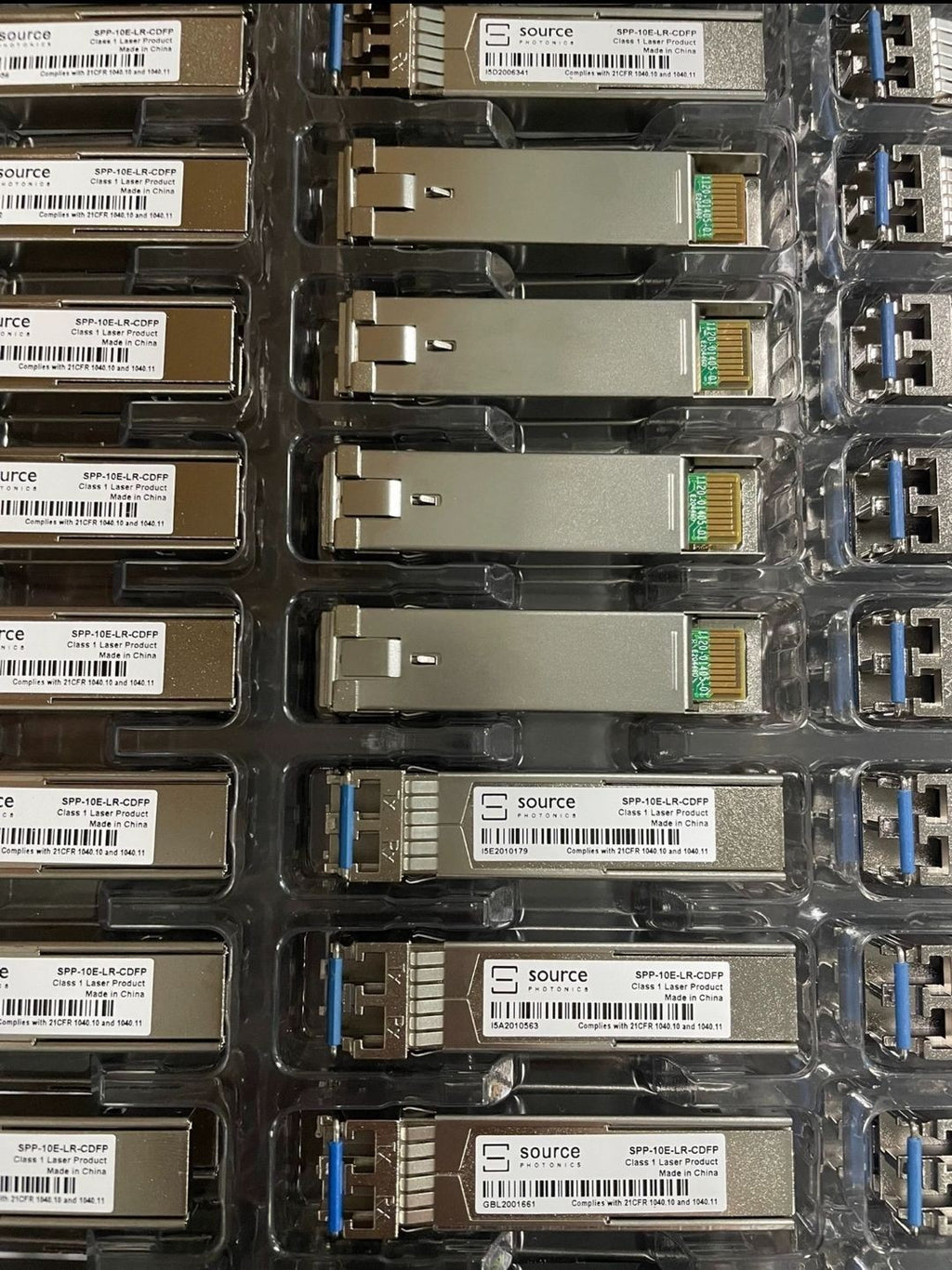 10PCS Source Photonics 10GBASE-LR/LW SFP+ 1310nm 1.4km TX/RX 10G SPP-10E-LR-CDFP