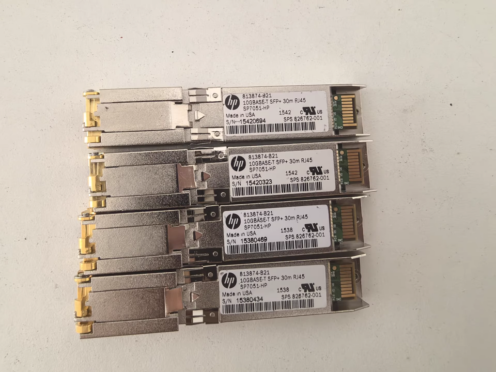 1pcs HP 813874-B21 HPE 10GBASE-T SFP+ RJ45 TRANSCEIVER Module 826762-001