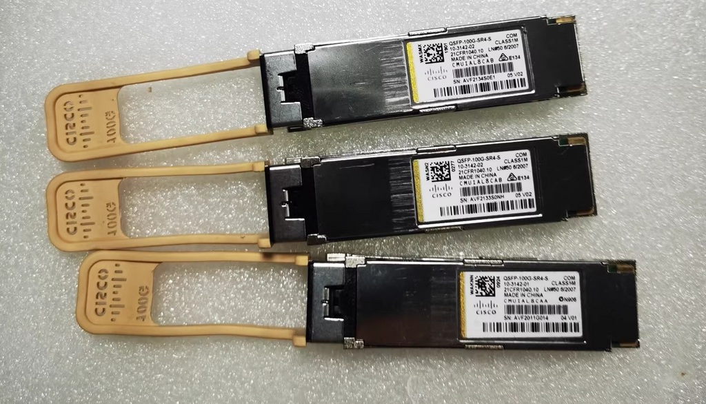 Genuine Cisco QSFP-100G-SR4-S 10-3142-02/03 100G QSFP SR4 Transceiver 1PCS