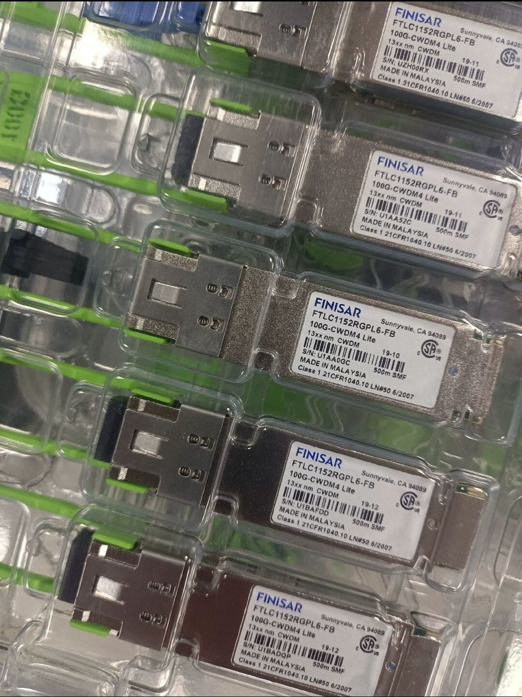 1 unidad Finisar FTLC1152RGPL6-FB 100G-CWDM4 13xx CWDM 500m SMF Transceptor óptico