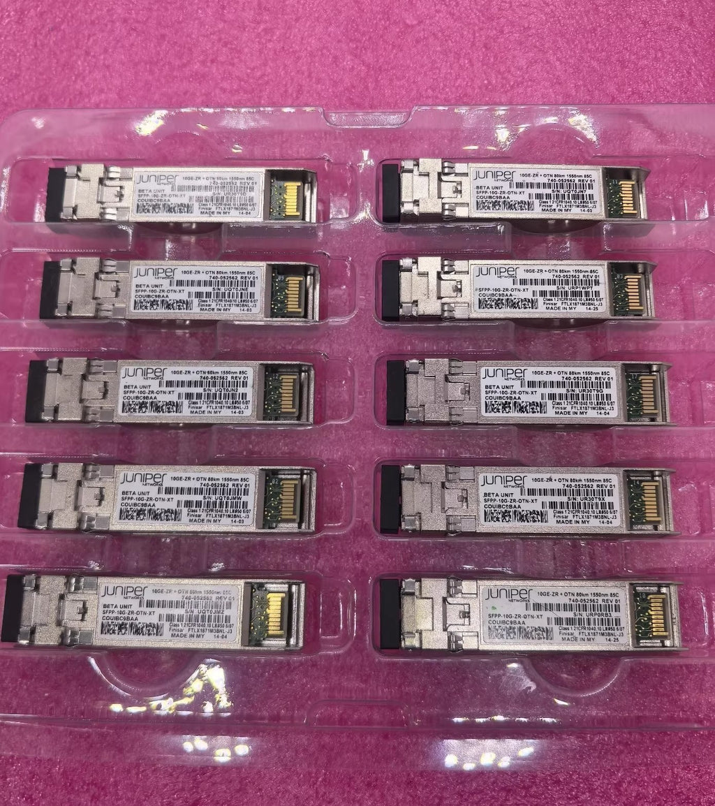 1PCS Juniper SFPP-10G-ZR-OTN-XT 740-052562 SFPP 80KM 1550nm 85C Fiber Optic