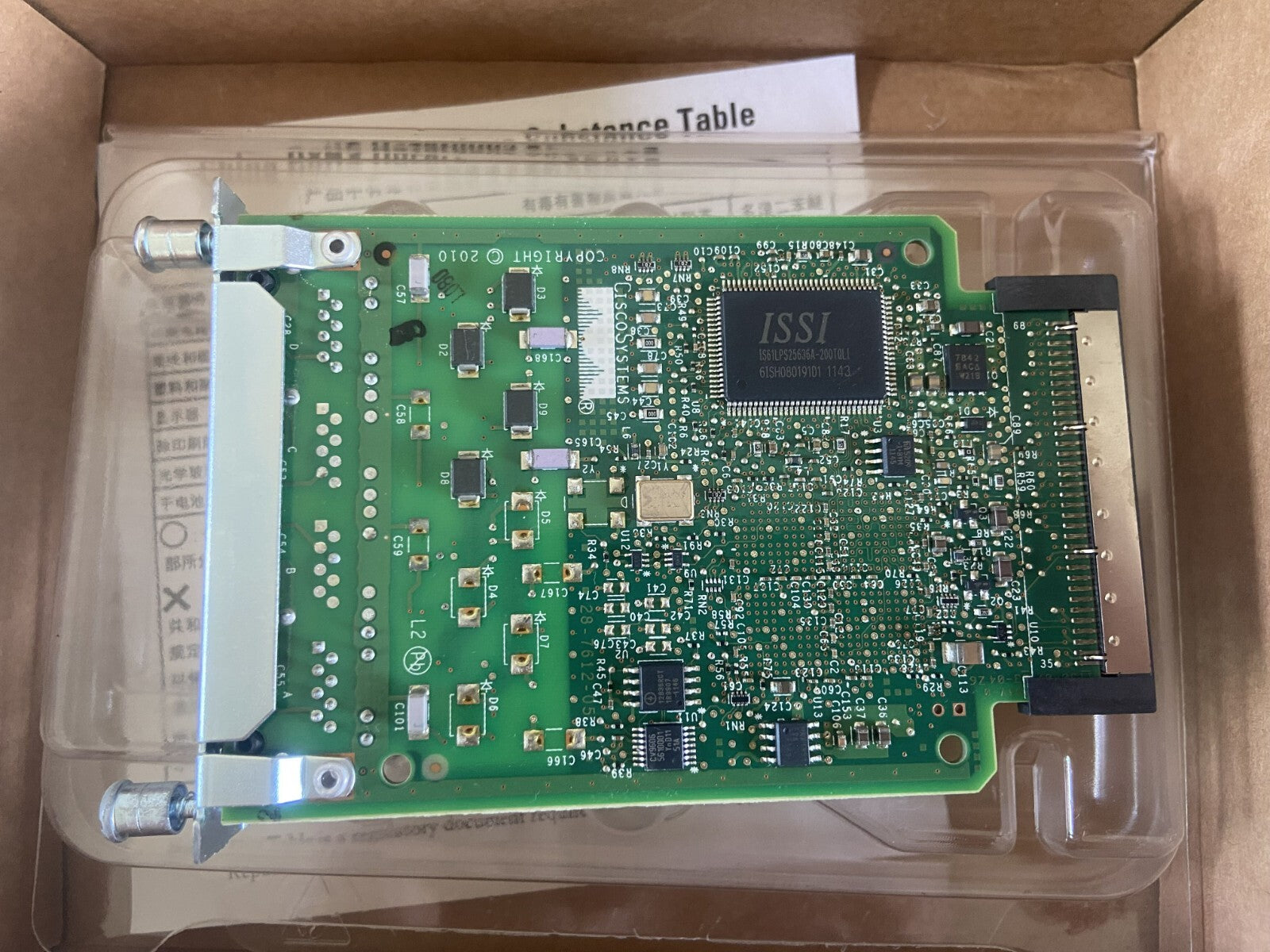 1 unidad Cisco HWIC-2CE1T1-PRI genuino y nuevo Módulo T1/E1 y PRI canalizado de 2 puertos