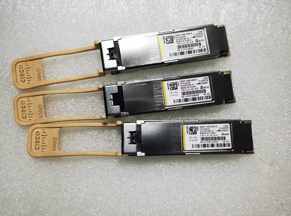 Genuine Cisco QSFP-100G-SR4-S 10-3142-02/03 100G QSFP SR4 Transceiver 1PCS
