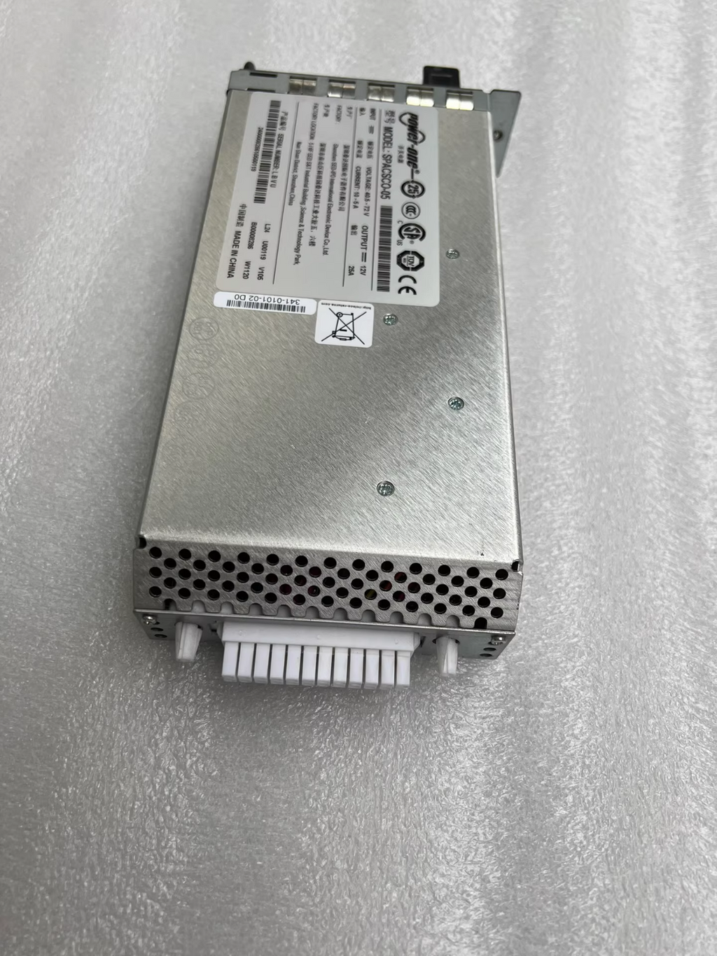 1 unidad Cisco PWR-C49-300DC Catalyst 4900 Fuente de alimentación de CC de 300 vatios probada
