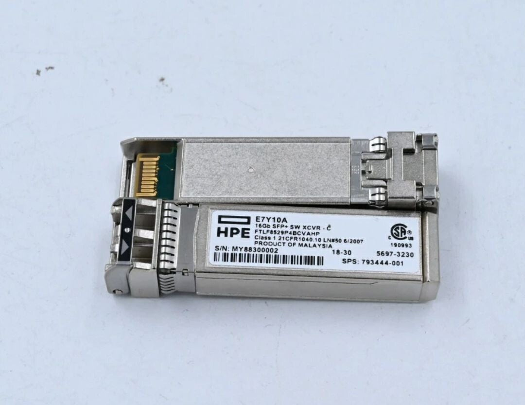 2 Stück HPE FTLF8529P3BNVAHP 16Gb XCVR SFP+ Transceiver E7Y10A 793444-001