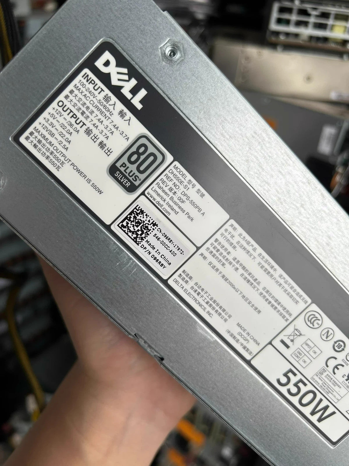 1pc DELL R520 T420 550W power supply 096R8Y DH550E-S1 DPS-550PB F550E-S0 2G4WR