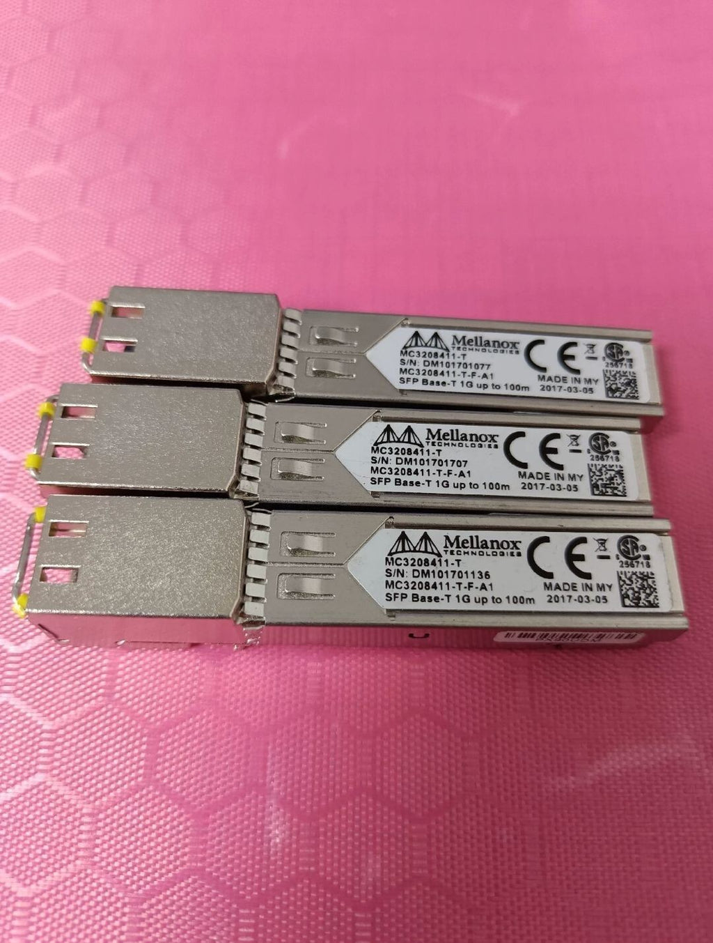 1pcs Nvida Mellanox MC3208411-T 1000GBASE-T SFP-TX 100m copper 1GbE Base-T RJ45