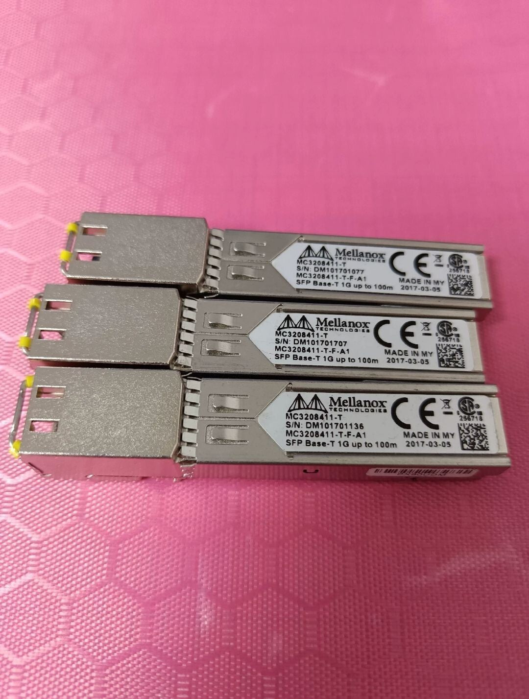 1pcs Nvida Mellanox MC3208411-T 1000GBASE-T SFP-TX 100m copper 1GbE Base-T RJ45