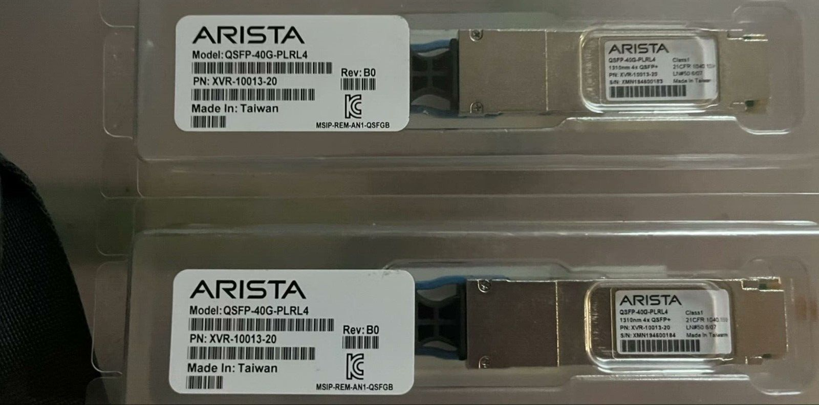 1pcs Genuine ARISTA QSFP-40G-PLRL4 Optical Transceiver XVR-10013-20 QSFP+ Module