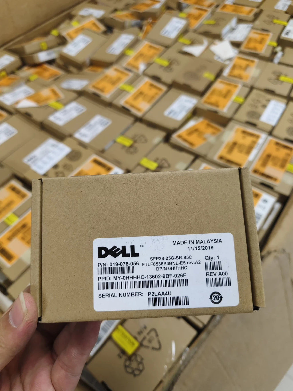 NEW DELL FTLF8536P4BNL-E5 SFP 25G SFP28-25G-SR-85C Optical Transceiver 0HHHHC