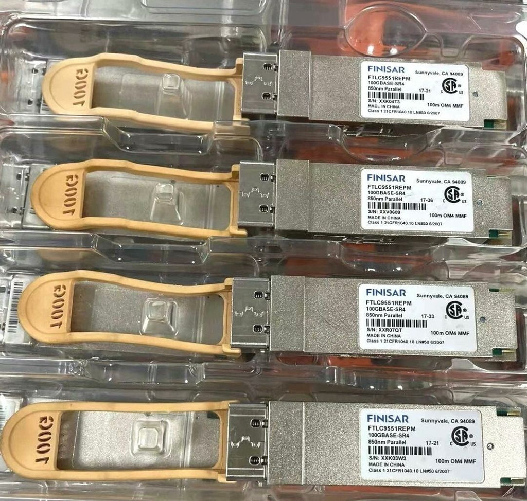 2pcs FINISAR FTLC9551REPM 100GBASE-SR4 850nm Parallel 100M OM4 MMF Transceiver