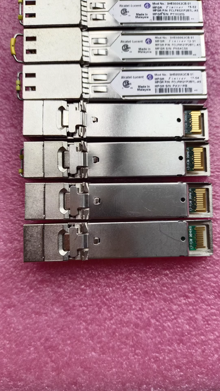 10pcs Alcatel-Lucent 3HE00062CB FCLF8521P2BTL-A5 SFP-TX Copper 100m RJ-45 Module