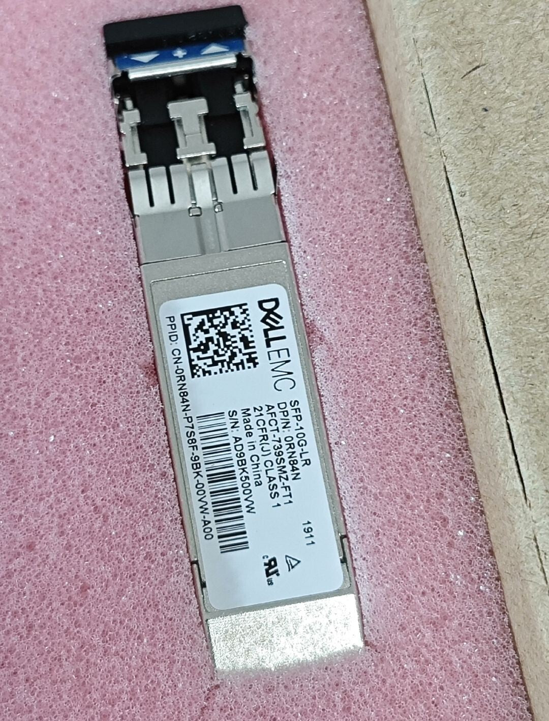1pcs Genuine Dell 0RN84N EMC SFP-10G-LR SFP AFCT-739SMZ-FT1 Transceiver X520-DA2