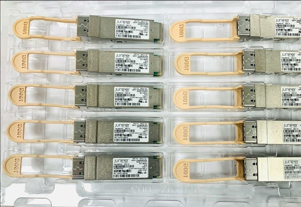 1pcs Juniper QSFP-100GBASE-SR4 740-058734 OM3 70M 100G Transceiver Module