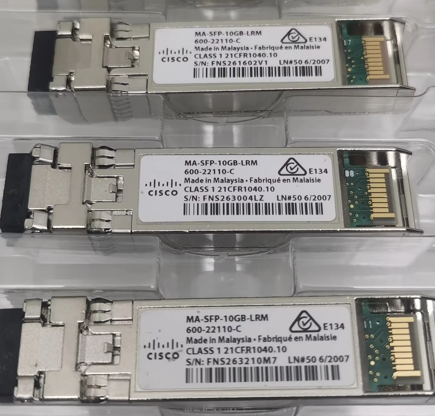 Cisco Meraki MA-SFP-10GB-LRM 600-22110-C 10GBASE-LRM SFP+ Transceiver 1PCS