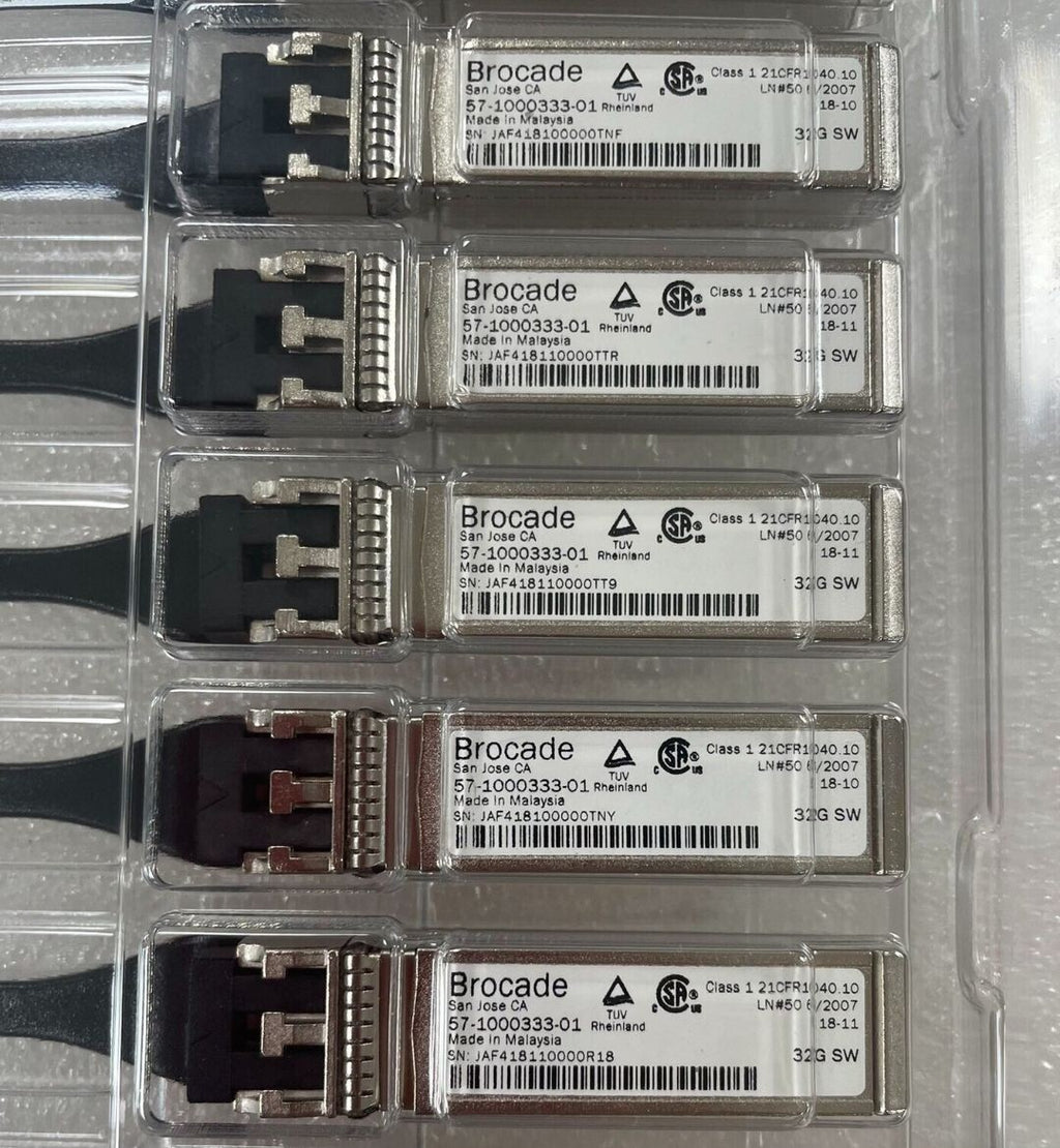 1pcs Brocade 57-1000333-01 XBR-000212 32Gb FC SFP SW MMF Transceiver Module