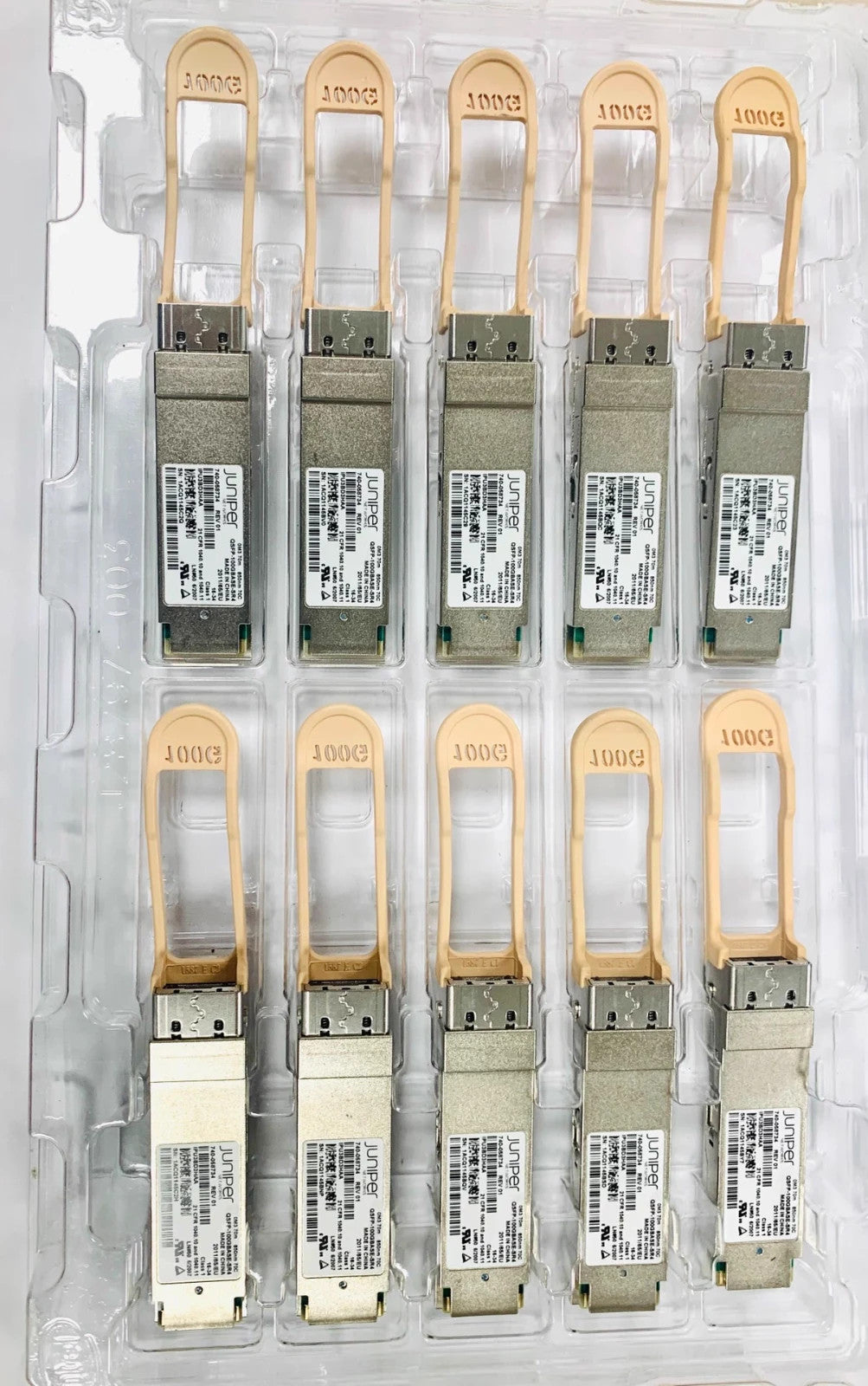 1pcs Juniper QSFP-100GBASE-SR4 740-058734 OM3 70M 100G Transceiver Module