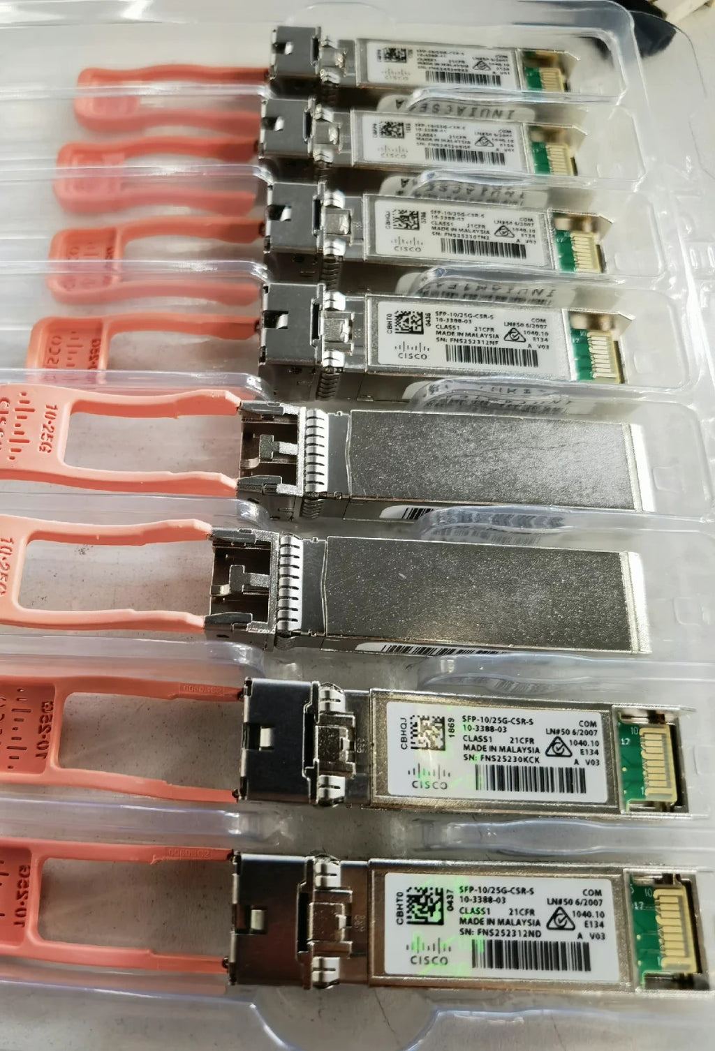 Genuine CISCO SFP-10/25G-CSR-S 25Gbps LC Multi-mode SFP28 10-3388-01 w/hologram