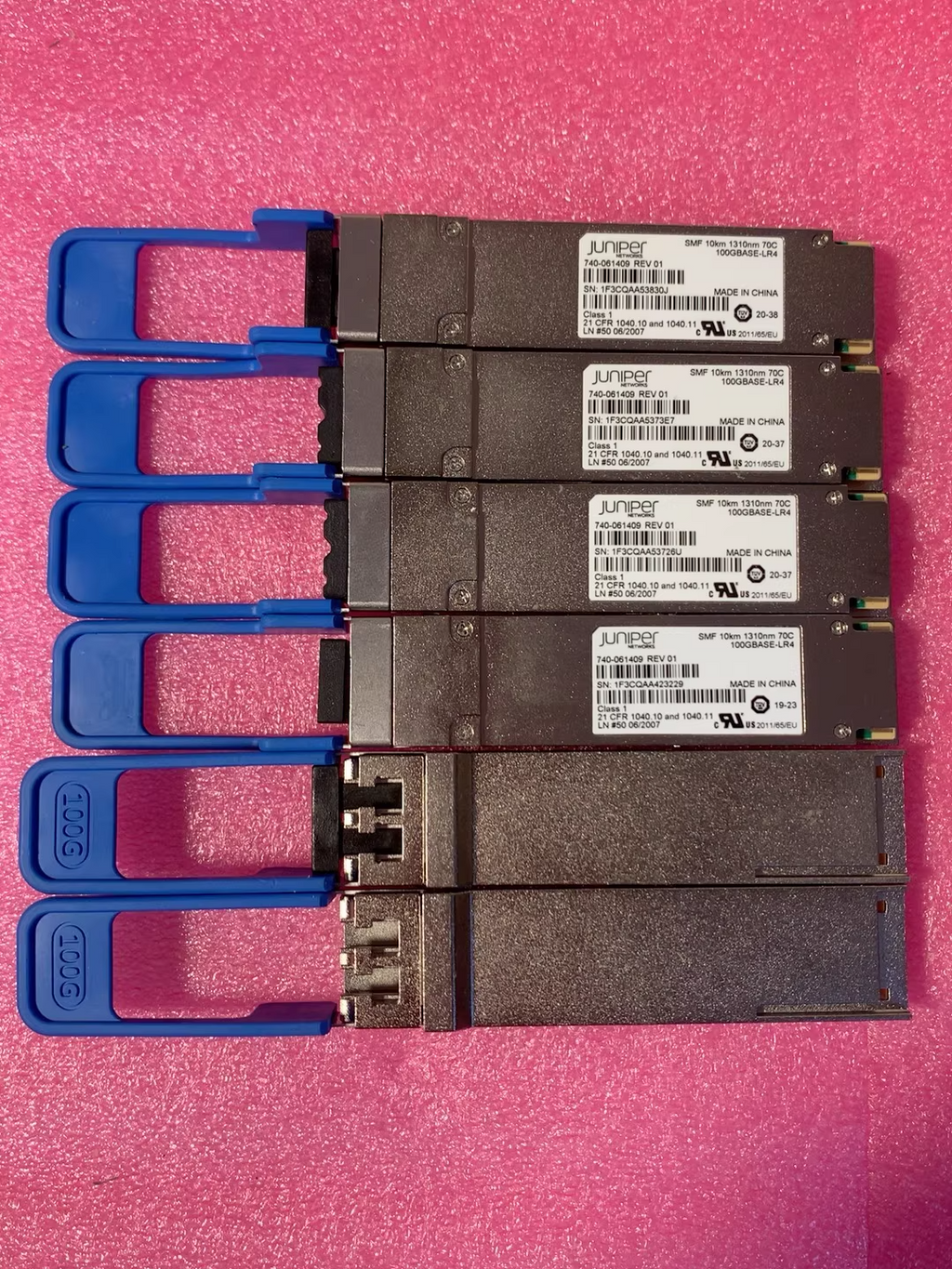 Juniper QSFP-100GBASE-LR4 10KM 1310nm SMF 70C Transceiver module 740-061409