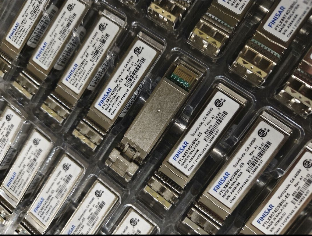 2 unidades de módulos transceptores SFP GBIC Finisar 10G FC originales FTLX8574D3BNL-E5
