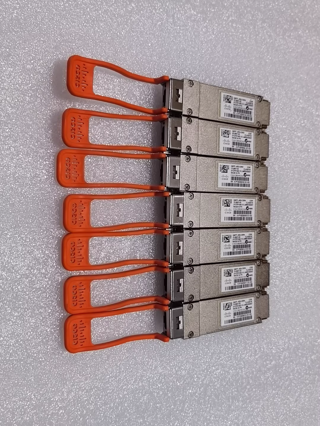 Lot of 2 Cisco QSFP-40G-CSR4 10-2837-02 40GBASE-CSR4 QSFP Module