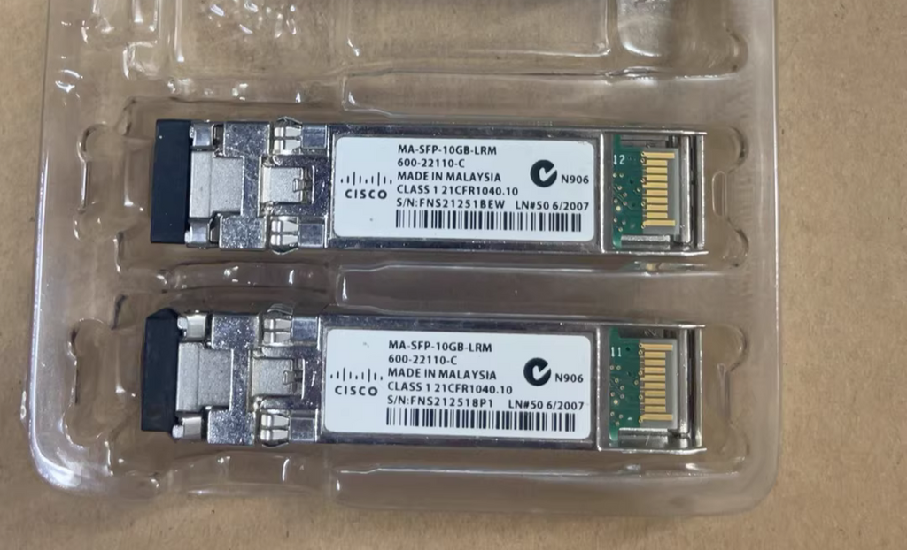 Cisco Meraki MA-SFP-10GB-LRM 600-22110-C 10GBASE-LRM SFP+ Transceiver 1PCS