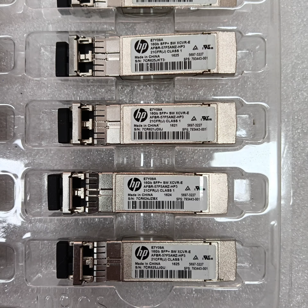Lot of 10 HP E7Y09A 793443-001 16Gb SFP+ SW Transceiver XCVR-E AFBR-57F5AMZ-HP3