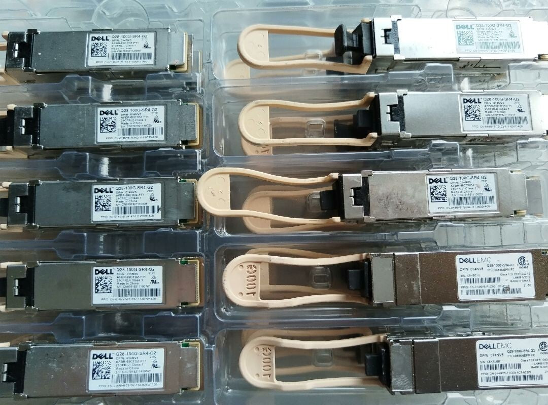 1pcs DELL EMC Q28-100G-SR4-G2 014NV5 AFBR-89CTDZ-FT1 14NV5 Optical Transceiver