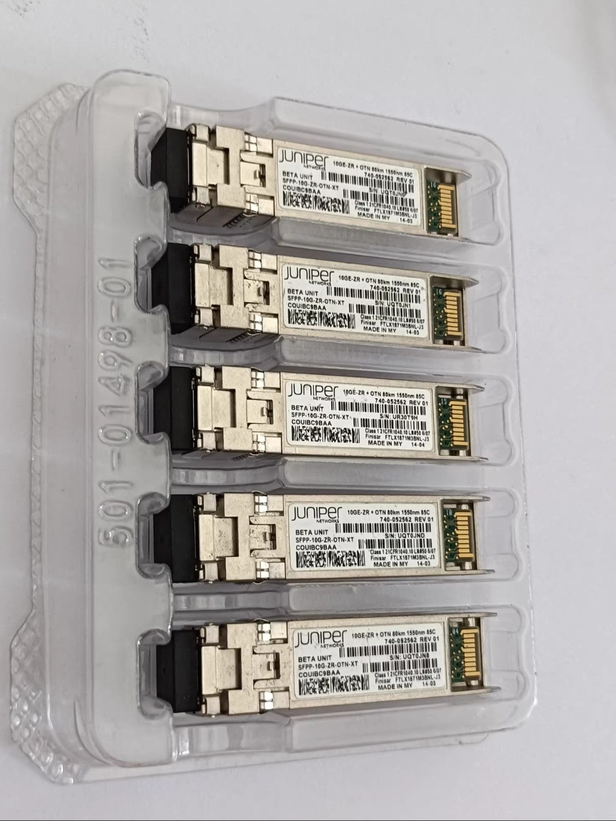 1PCS Juniper SFPP-10G-ZR-OTN-XT 740-052562 SFPP 80KM 1550nm 85C Fiber Optic