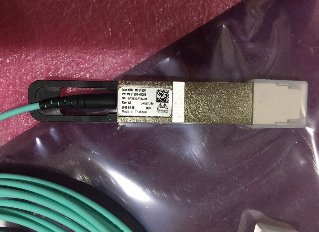 1 St. neu Mellanox MFS1S00-H005E IB HDR 5m Optisches Netzwerkkabel VIA Fedex P1 FS